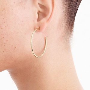 J. Crew Thin Gold Hoops